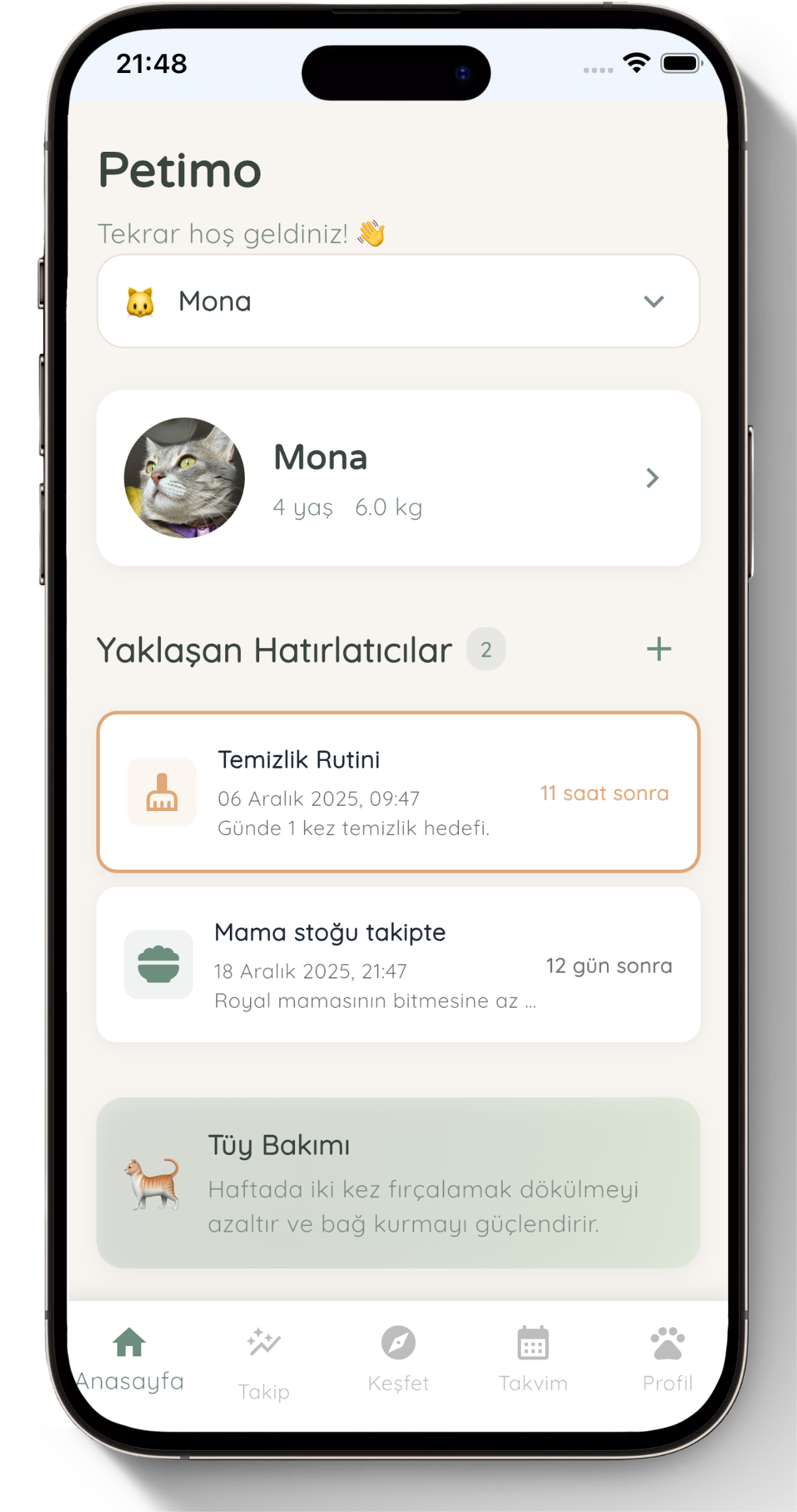 Patimo Uygulama Ekranı